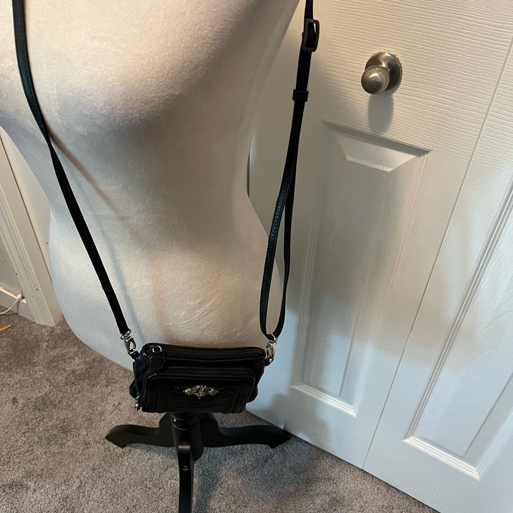Brighton mini Black Crossbody Bag - Picture 2 of 13
